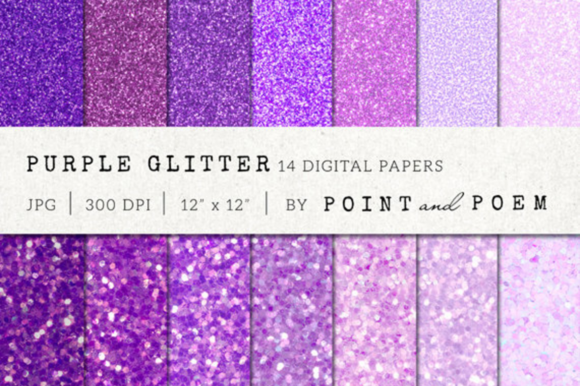 Download Purple Glitter Digital Paper - Purple glitter Collection