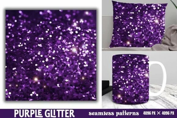 Download Purple Glitter Background Digital Paper - Purple glitter Collection