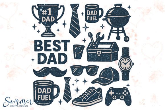 Download Father's Day Best Dad Sublimation PNG - Premium Bundle