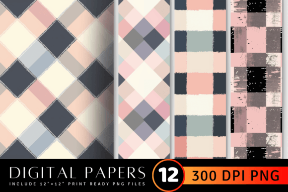 Download Pastel Lumberjack Buffalo Plaid Digital - Lumberjack Collection