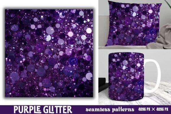 Download Purple Glitter Background Digital Paper - Purple glitter Collection