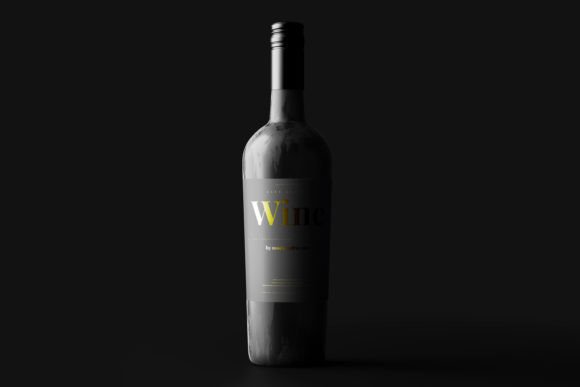 Download Screw Cap Wine Bottle Mockup - Premium Resources