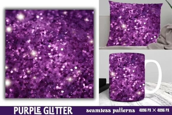 Download Purple Glitter Background Digital Paper - Purple glitter Collection