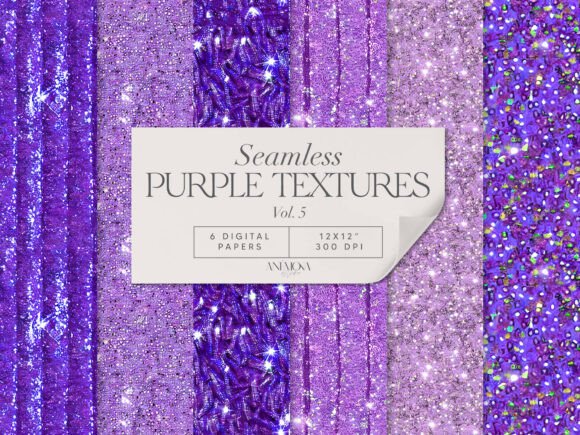 Download Purple Glitter Papers Seamless Textures - Purple glitter Collection