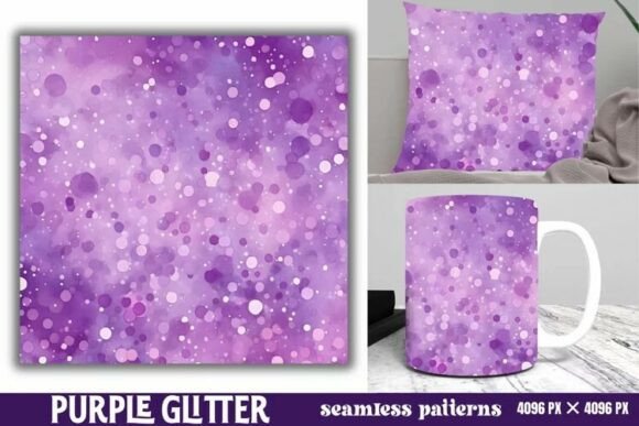 Download Purple Glitter Background Digital Paper - Purple glitter Collection