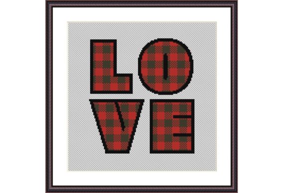 Download Love Lumberjack Plaid Geometric Stitch - Lumberjack Collection