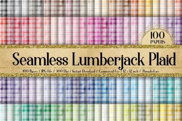 Download 100 Seamless Watercolor Lumberjack Paper - Lumberjack Collection