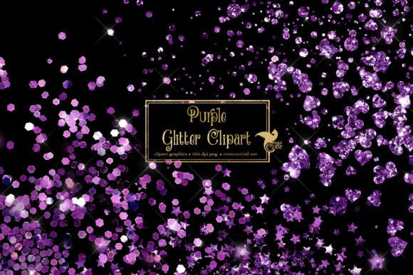 Download Purple Glitter Clipart - Purple glitter Collection